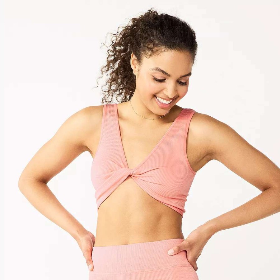 Clothing * | Juniors' So Seamless Reversible Twist Bra