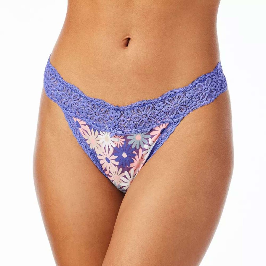 Clothing * | Juniors' So Daisy Lace Thong Panty So83-010