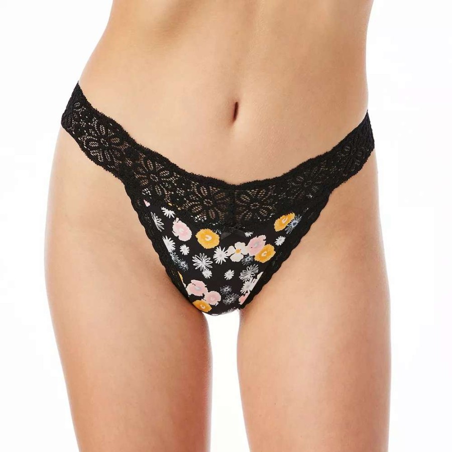 Clothing * | Juniors' So Daisy Lace Thong Panty So83-010