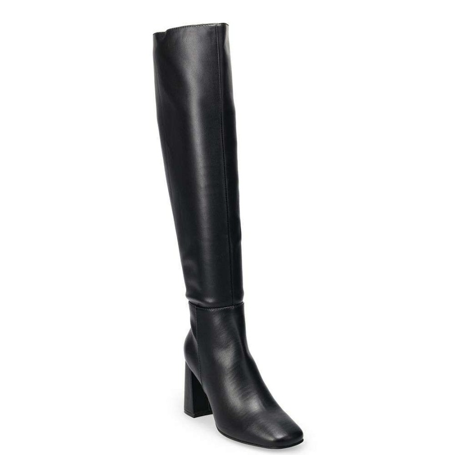 Shoes * | So Pancakes Women'S Knee-High Boots