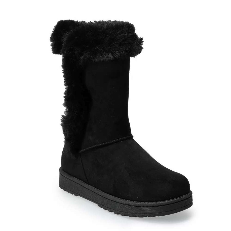 Shoes * | So Abigail Women'S Faux-Fur Winter Boots